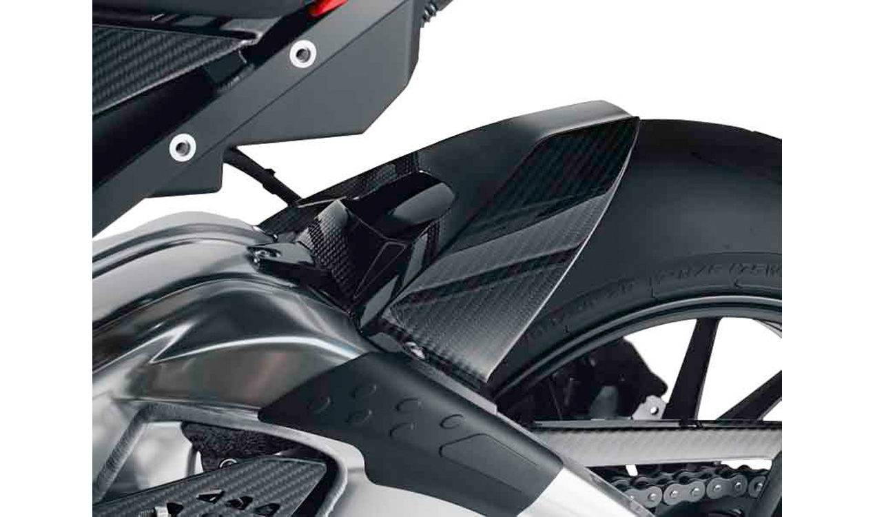 Original BMW HP Carbon Rear Fender Wheel Cover for HP4 S1000RR up to 2018 S1000R