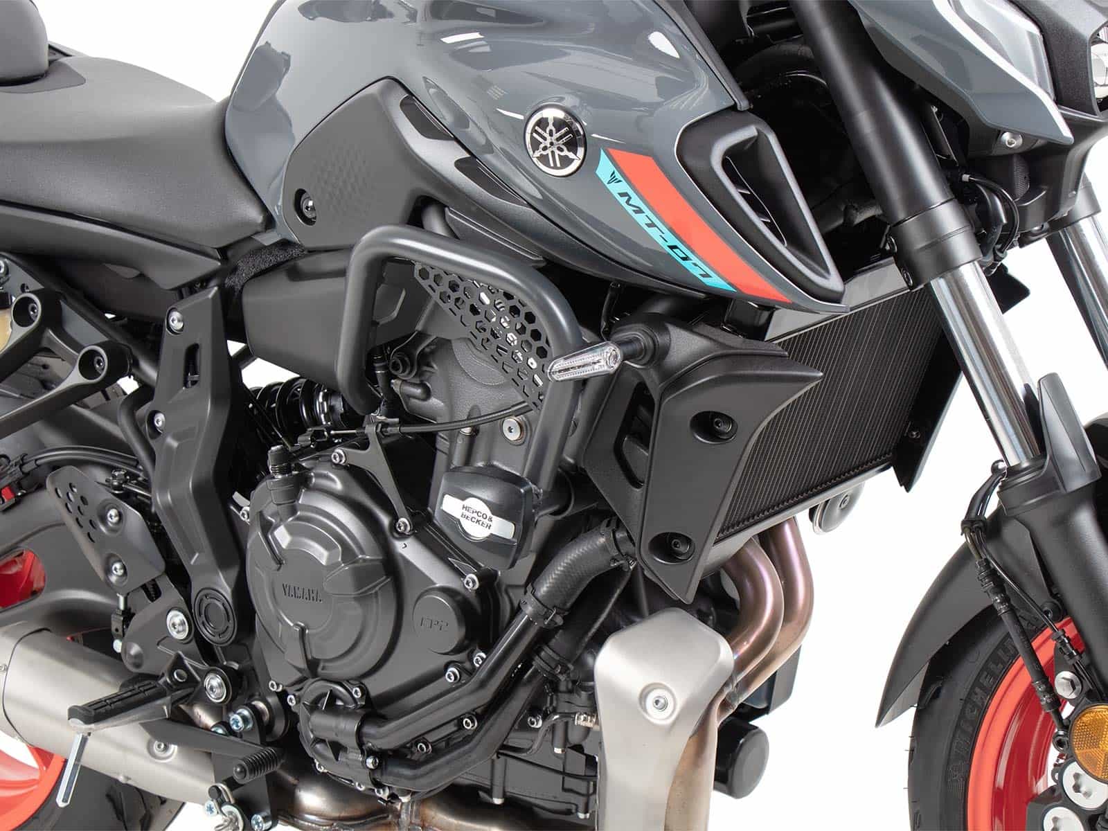 Motorschutzbügel inkl. Protectionpad anthrazit für Yamaha MT-07 (2021-2024)