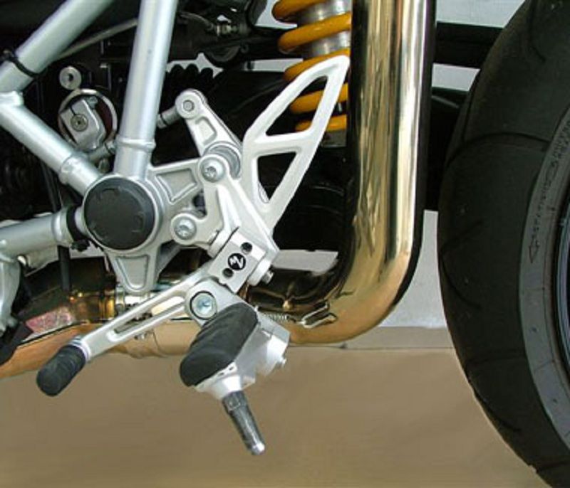 k-1154702951-5958 Adjustable footpeg lowering kit 40mm lower with ABE for BMW R1200S