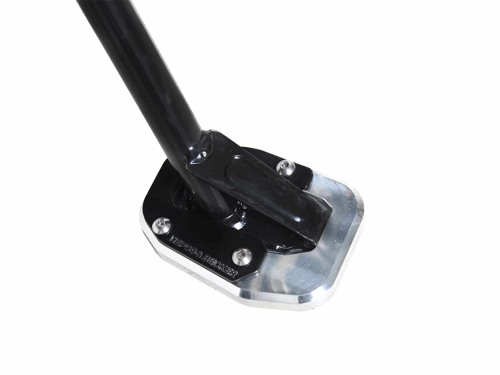 Seitenständerplatte silber/schwarz für Ducati Monster 821 (2018-2020)