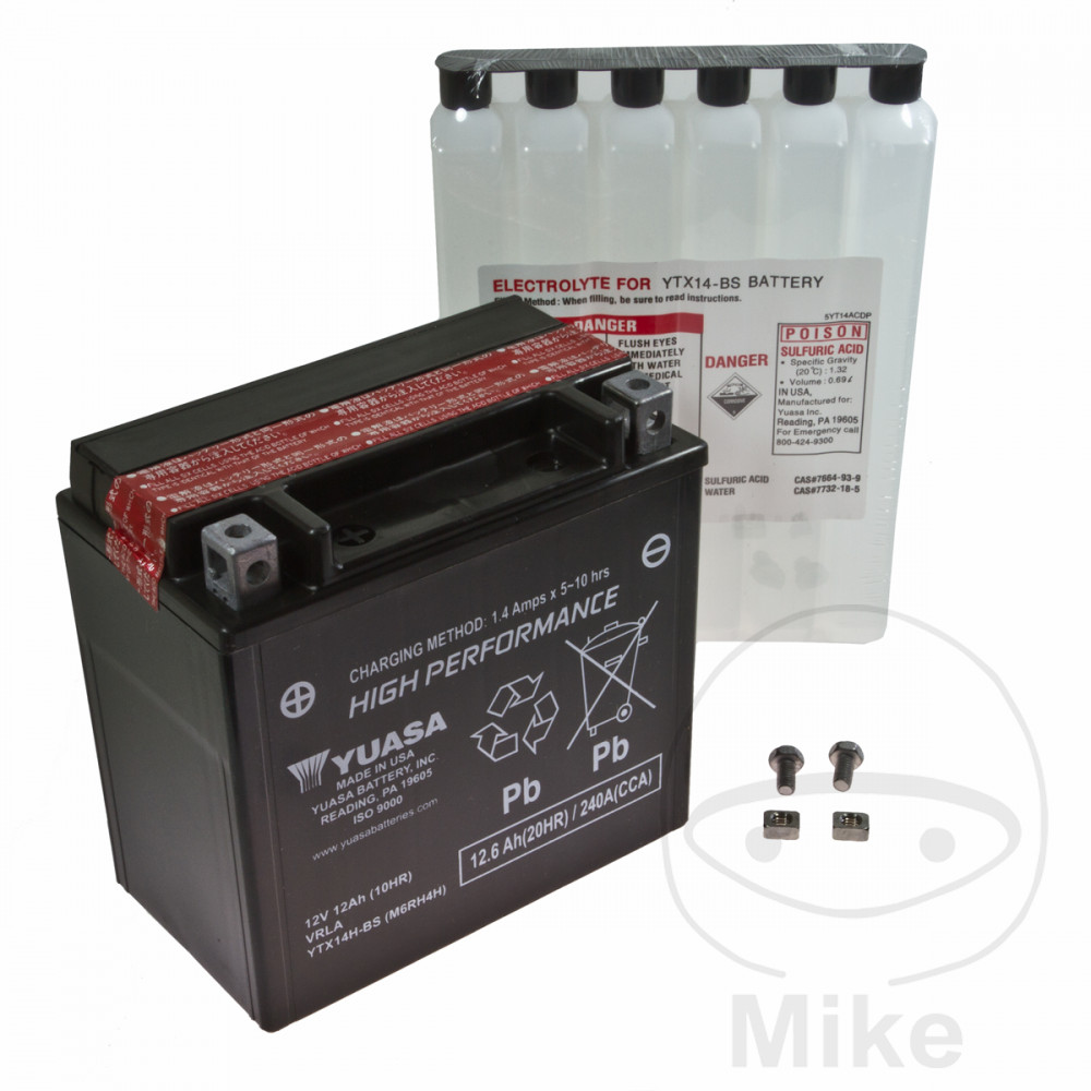 1000_70718222xyKJUWjRjJXj Batterie de moto YTX14H-BS YuasaAlternative : 7074172