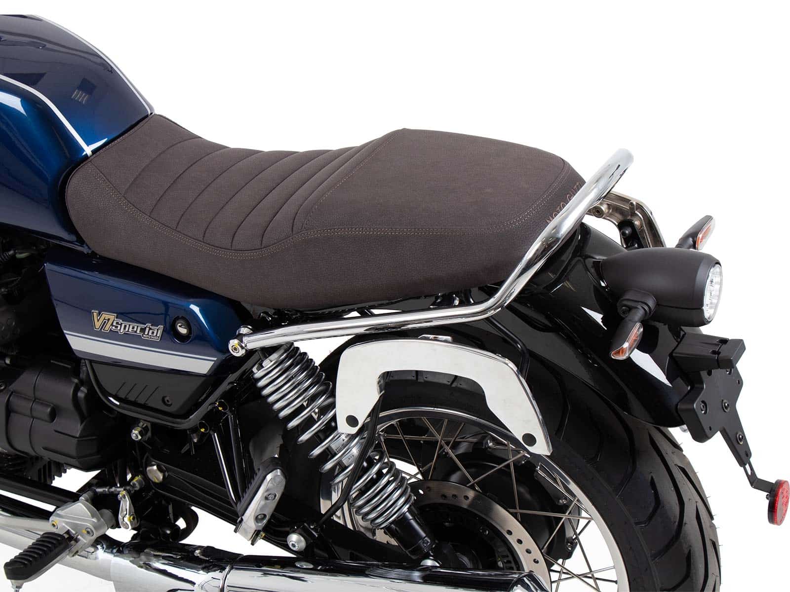 C-Bow Seitenträger chrom für Moto Guzzi V7 Special/Stone/Centenario (850 ccm) (2021-2024)