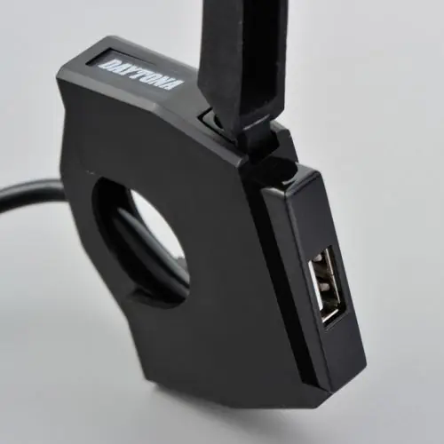 Pres socket USB "Slim" singolo per manubri da 22,2 e 25,4 mm Pres socket USB "Slim" singolo per manubri da 22,2 e 25,4 mm