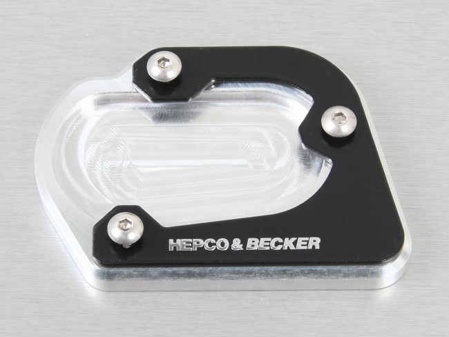 4211665_00_91_shop Placa de soporte lateral Hepco&Becker plateada/negra para BMW R1200GS LC 2013-2018