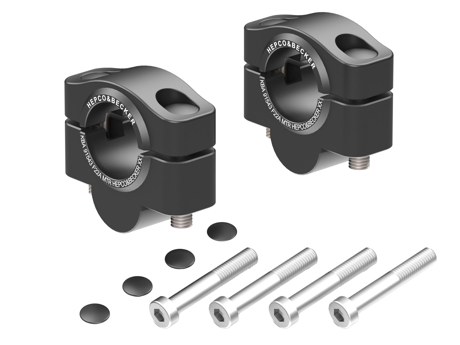 Lenkererhöhung für Suzuki GSX-8TT (2025-), 20mm hoch - Schwarz