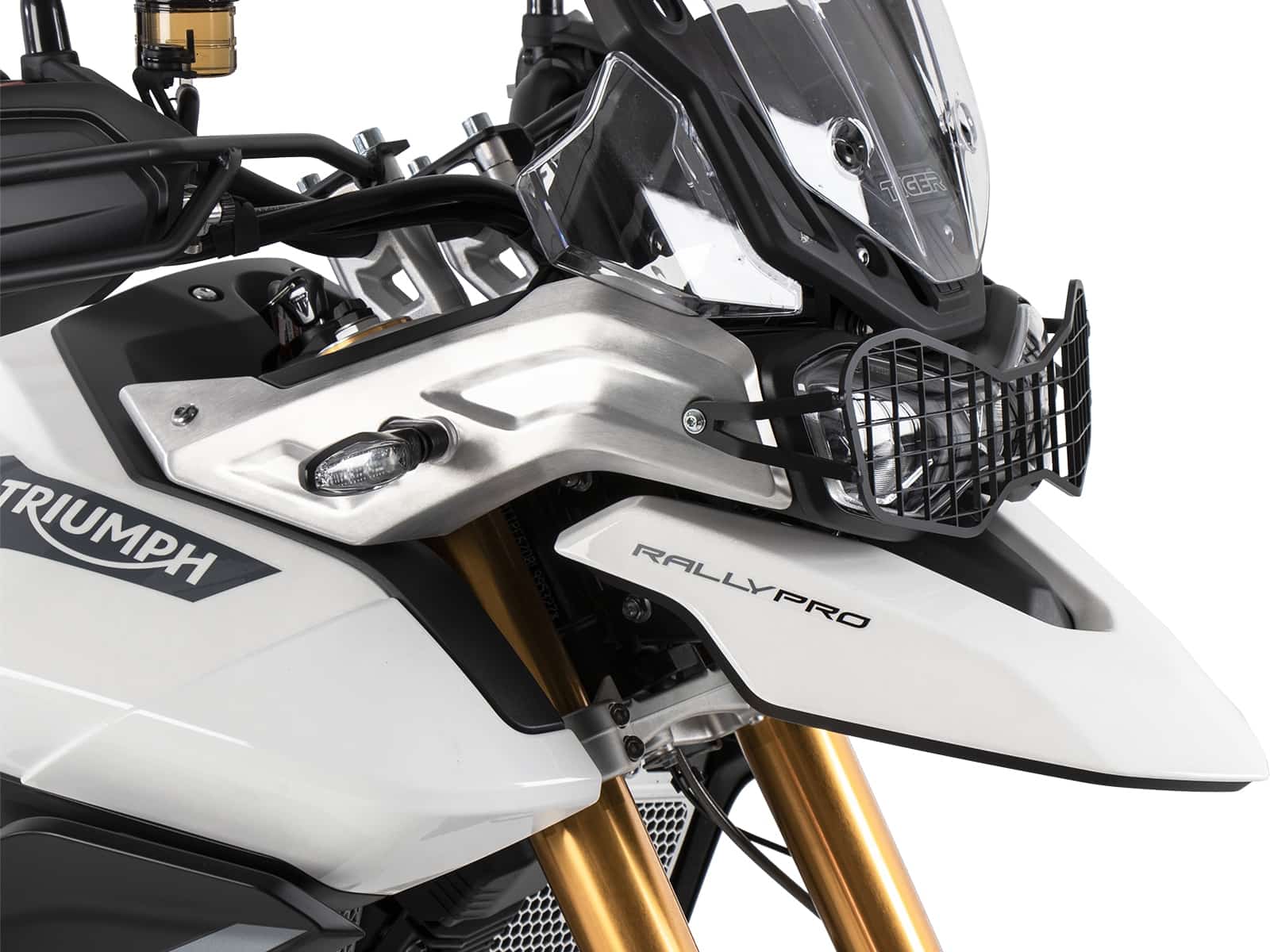 Lampenschutzgitter schwarz für Triumph Tiger 900 Rally / GT / PRO (2020-2023)
