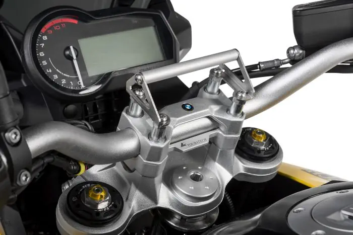 GPS - Adaptateur de montage pour fixation de guidon pour élévation de guidon de 20 mm BMW F850GS + Adventure