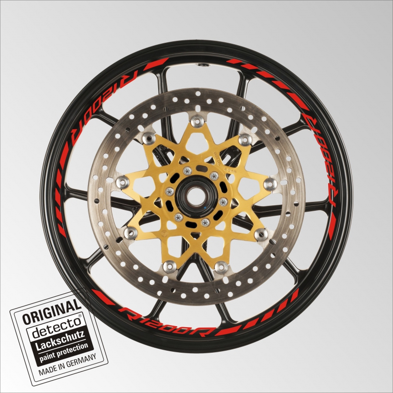 Rim decorative stripes (2) in various colors for BMW R1200R