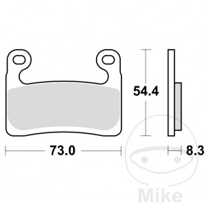 Pastiglie dei freni anteriori Sinter SCR TRW per BMW R1250 R RS RT GS + Adventure