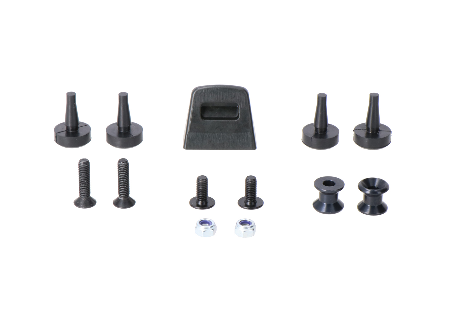 Kit di adattamento SW-Motech per portapacchi ADVENTURE-RACK per Givi/Kappa Monokey. Nero