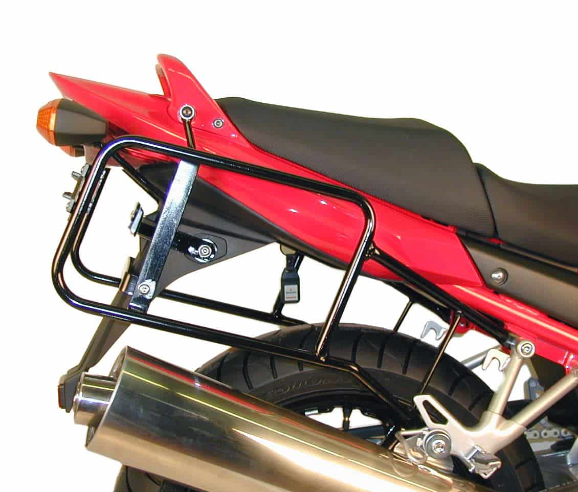 Seitenkofferträger festverschraubt schwarz für Suzuki GSF 650/S Bandit ABS (2005-2006)