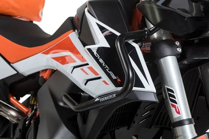 Touratech Fairing Crash Bars Stainless Steel Black KTM 790 Adventure + Adventure R