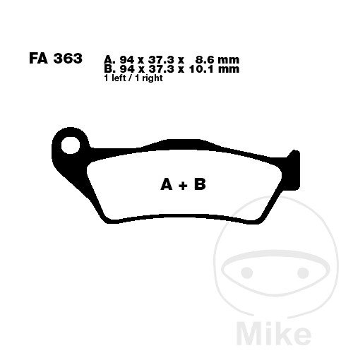 1000_detail_73242476XFiZxWFKlRz4 BMW R 1200 C R ST S RT GS + Adventure Brake Pad Rear Sinter HH EBC