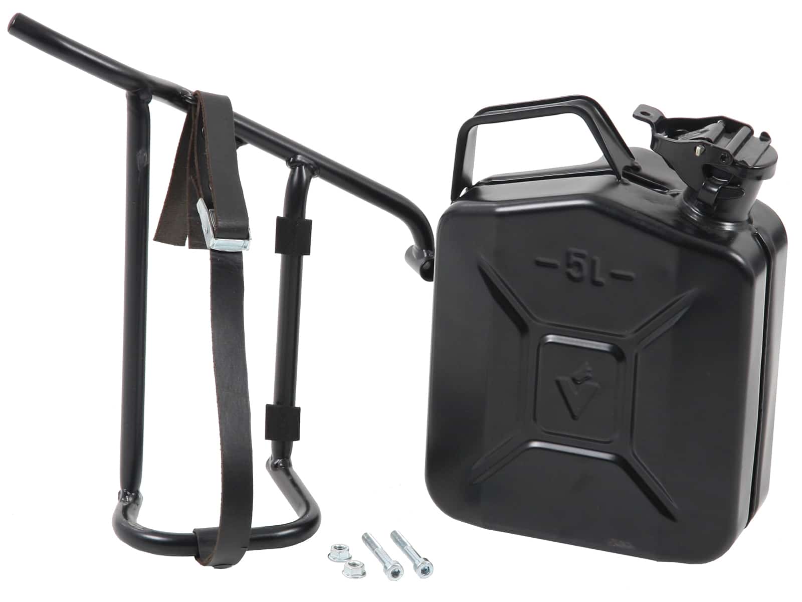 Kanister 4ltr. Inkl. Cutout Halter links schwarz für Yamaha XV 950/R (2013-2020)