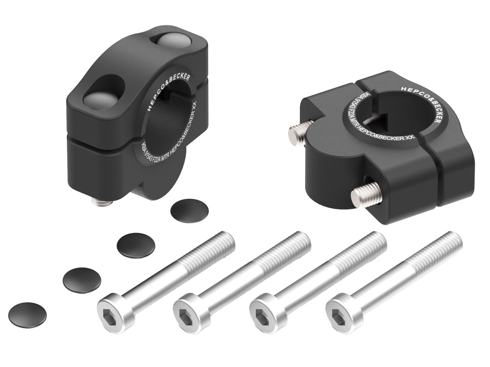 Lenkererhöhung 20 mm schwarz für Ducati Multistrada 1000 / 1100 / S (2005-2009)