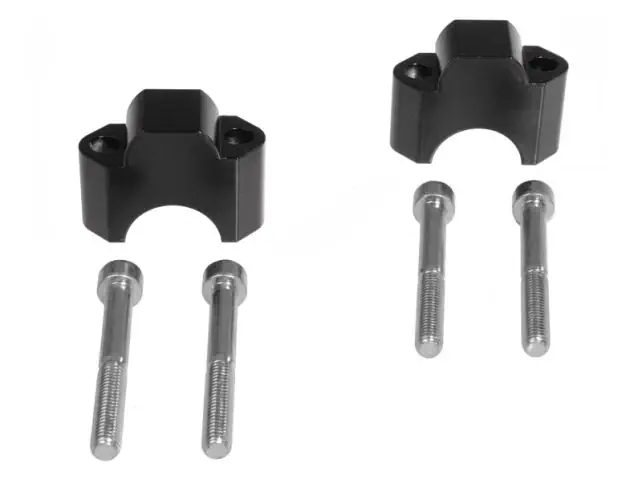 Élévation de guidon Touratech Type 13 pour BMW R1200GS noire jusqu'à l'année modèle 2007 Élévation de guidon Touratech Type 13 pour BMW R1200GS noire jusqu'à l'année modèle 2007