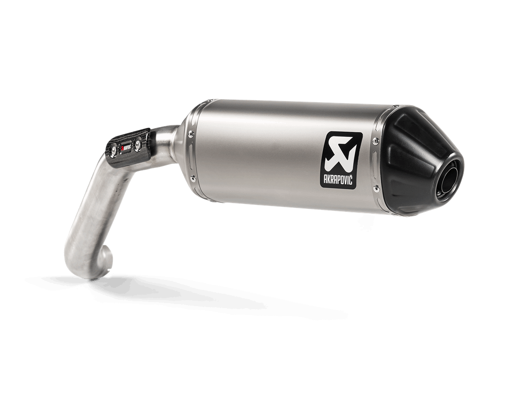947d70e2-f264-4d04-ba34-cb60bd183d57 Akrapovic Slip-On Line (Titane) Échappement pour Moto Guzzi V85 TT 2021