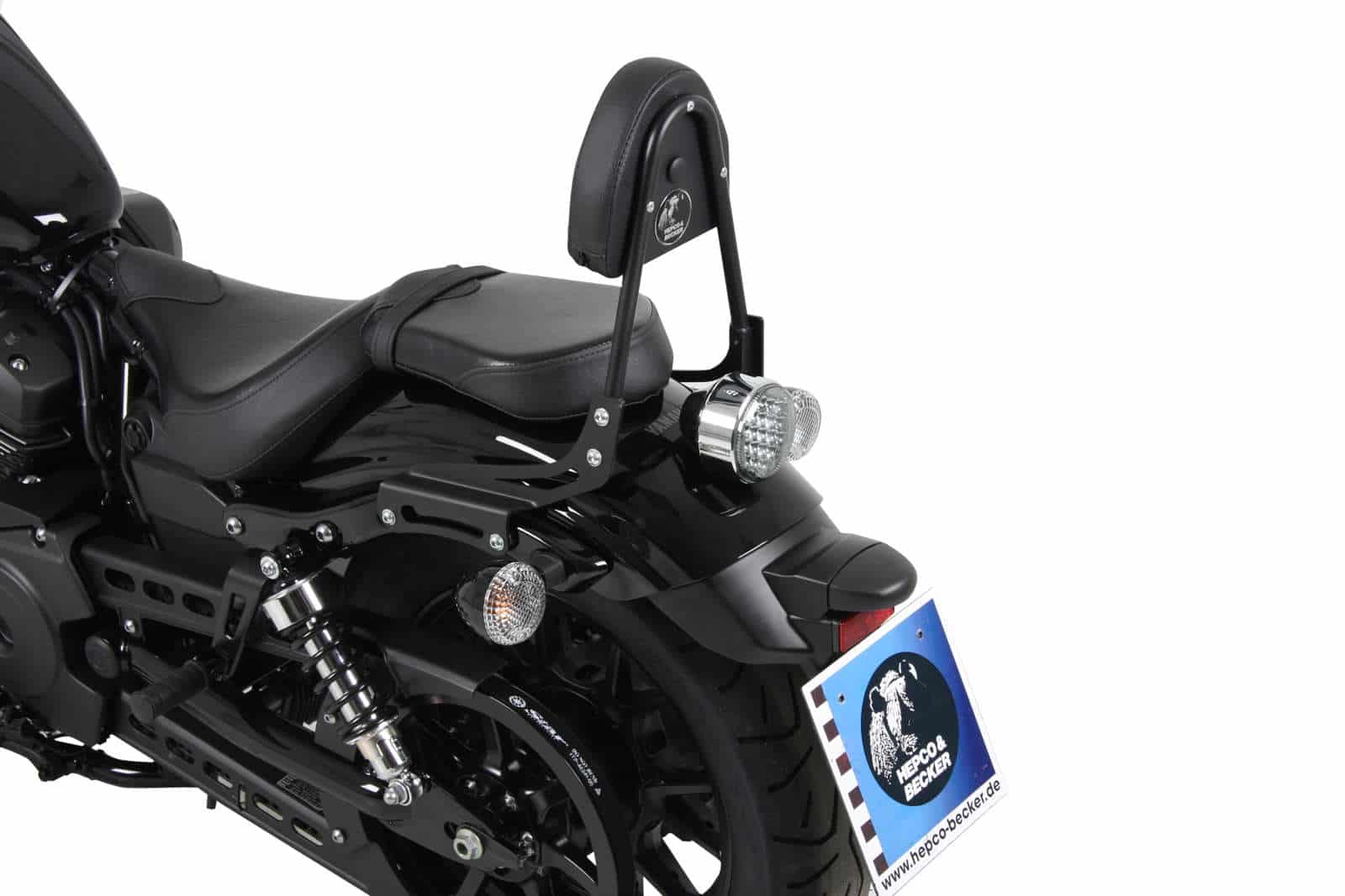 Sissybar ohne Gepäckträger schwarz für Yamaha XV 950/R (2013-2020)