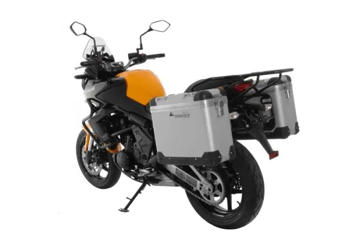 Sistema de maletas ZEGA Pro "And-S" 31/31 litros soporte de acero negro Kawasaki Versys 650 10-14