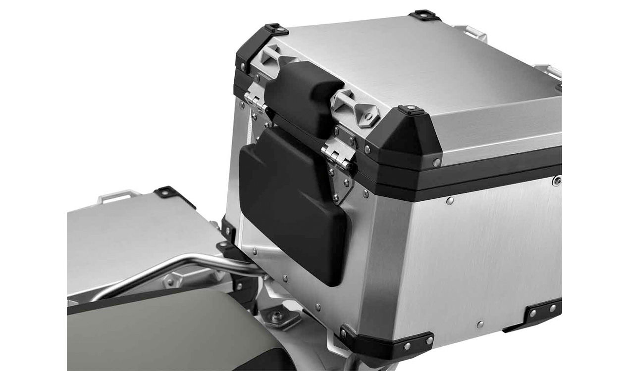 R1200GSAdRueckenpolsterAluTop_A0171240 Backrest Pad Set for Aluminum Top Case Black NEW R1200GS LC R1250GS F800GS F8
