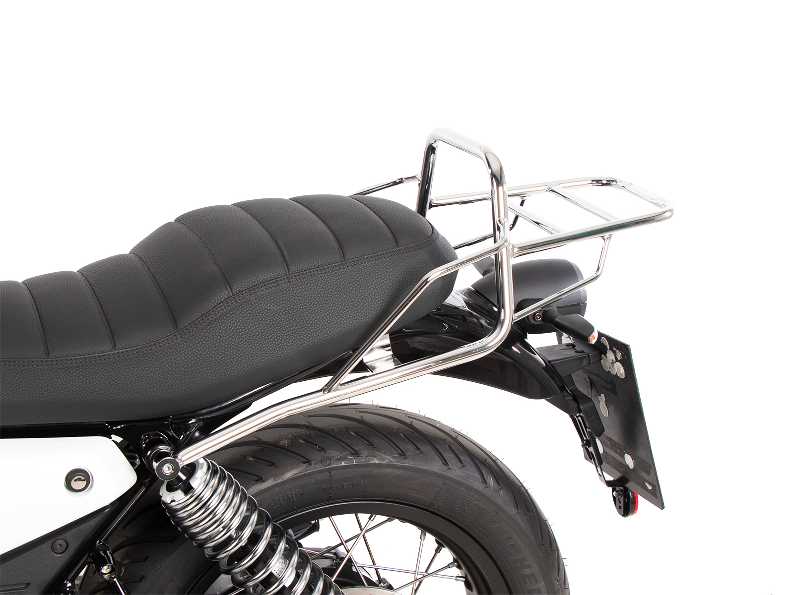 Rohrgepäckbrücke Topcaseträger chrom für Moto Guzzi V7 Special (2025-)