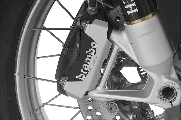 Set di protezione della pinza del freno anteriore Touratech per BMW R1200GS LC + Adventure LC Set di protezione della pinza del freno anteriore Touratech per BMW R1200GS LC + Adventure LC