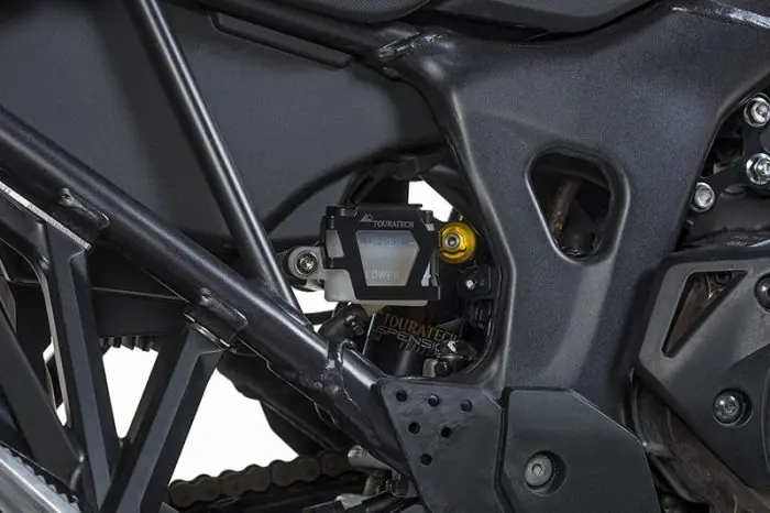 Protezione serbatoio freno posteriore Touratech nera Honda CRF1000L Africa Twin 2018-