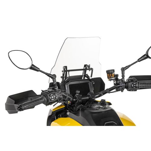 Estabilizador de parabrisas Touratech con soporte GPS para Harley Davidson RA1250 Pan America
