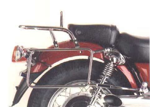 Komplettträgerset (Seitenkofferträger und Rohrgepäckbrücke Topcaseträger) chrom für Yamaha XV 535/S Virago (1988-2003)