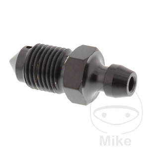 Tornillo de desahogo JMP M10 x 1.00 mm acero inoxidable V4A negro para BMW R1200GS LC + Adventure LC hasta 2016