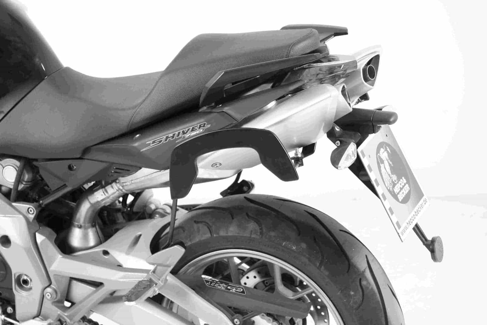 C-Bow Seitenträger schwarz für Aprilia SL 750 Shiver (2007-2009)/GT (2009-2016)
