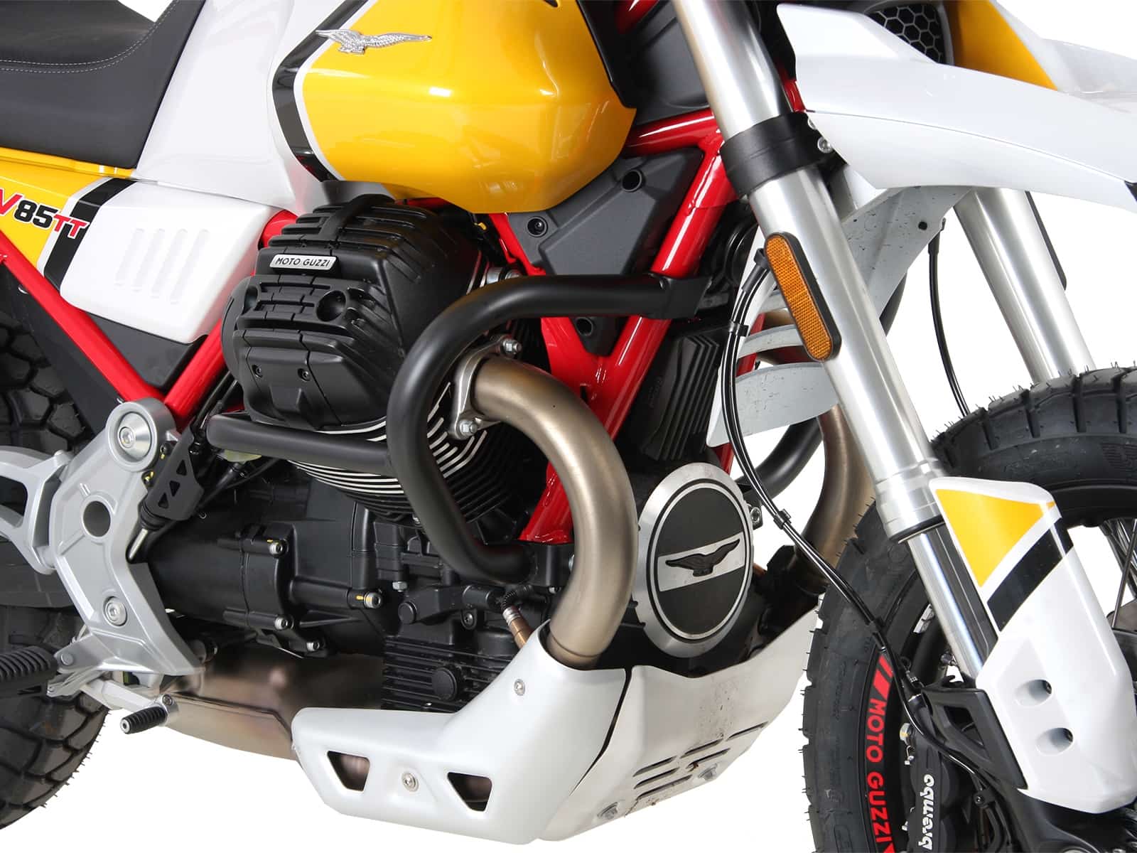 Motorschutzbügel schwarz für Moto Guzzi V 85 TT (2019-2023)