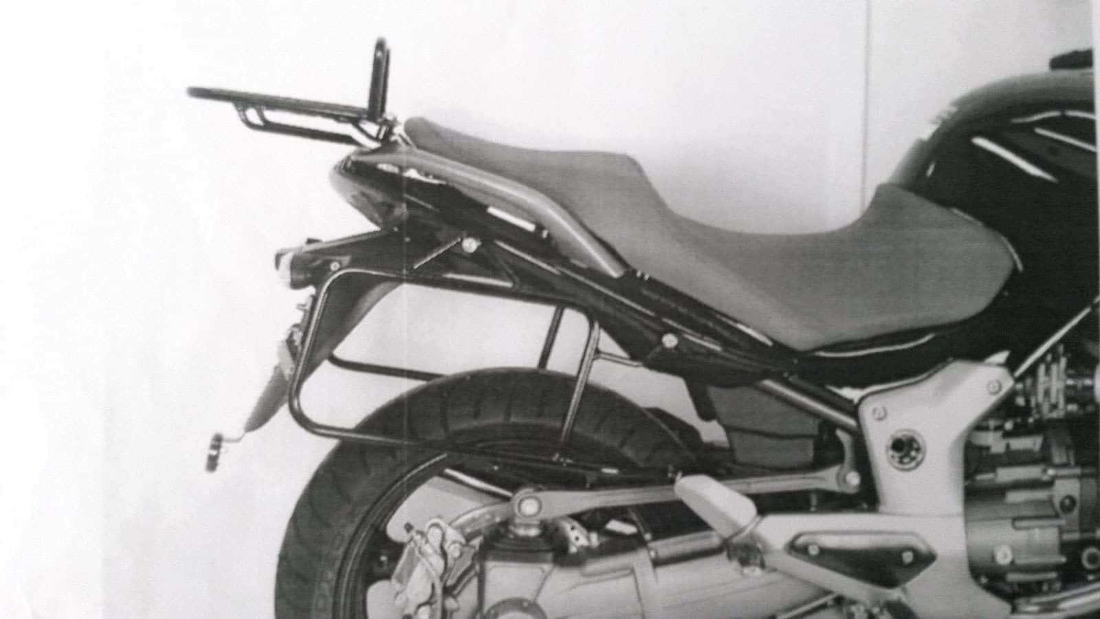 Seitenkofferträger festverschraubt schwarz für Moto Guzzi 1200 Sport (2007-2008)