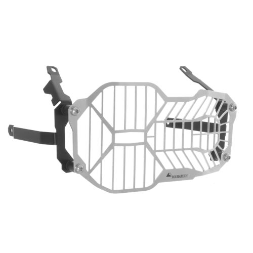 Protección de faro de acero inoxidable electropulido para faro principal LED para BMW R1250GS + Adventure