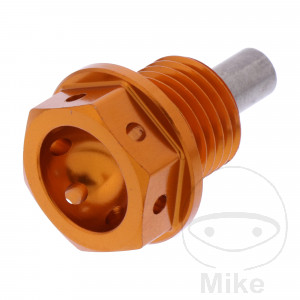 Vis de vidange magnétique JMP BOM14X1.50 mm 12 mm Alu Racing orange pour BMW R50 R60 R69