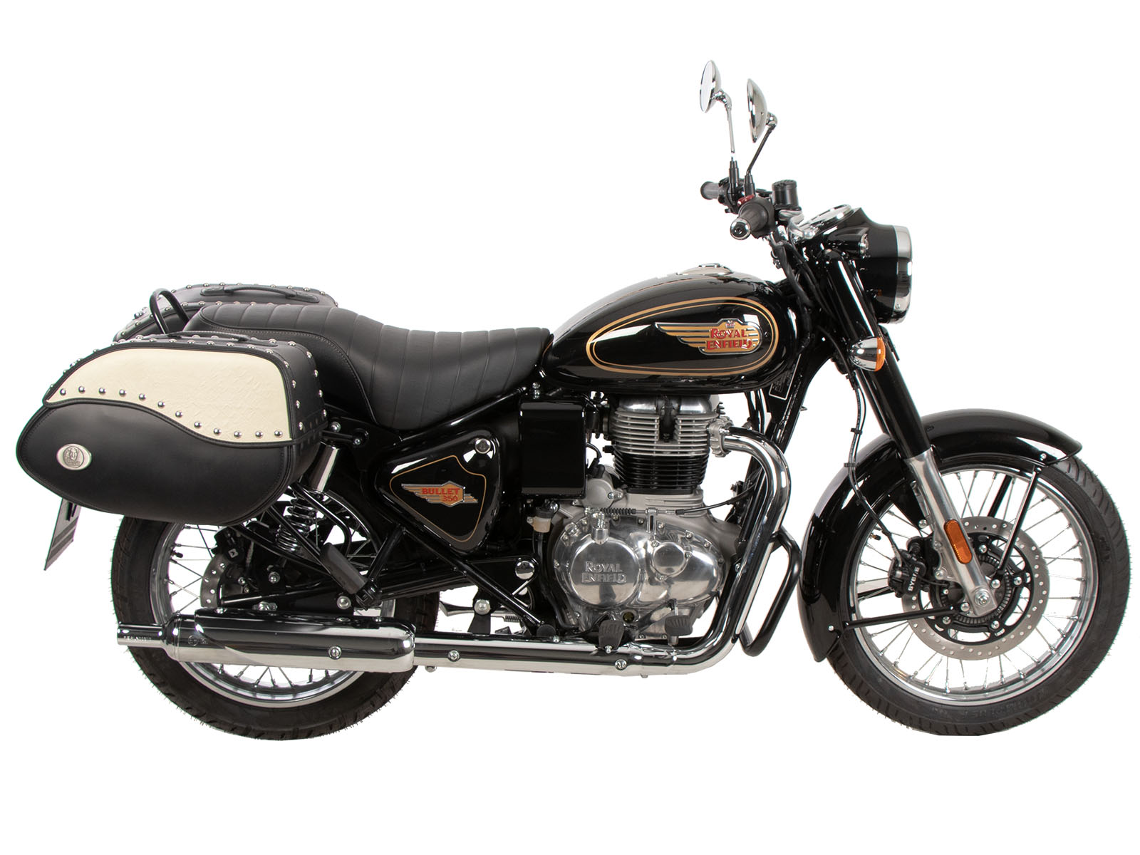 C-Bow Seitenträger chrom für Royal Enfield Bullet 350 (2024-)