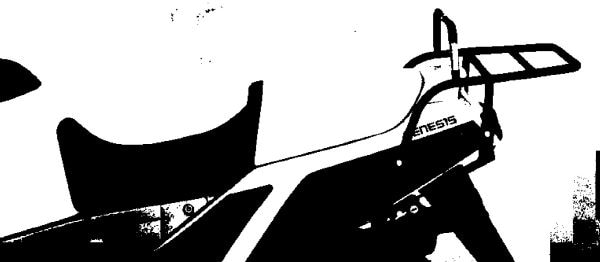 Rohrgepäckbrücke Topcaseträger schwarz für Yamaha FZR 1000 (1991-1994)