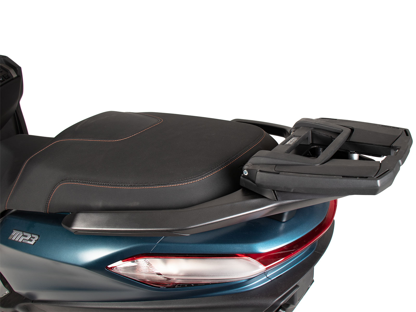 Easyrack Topcaseträger für Kombination mit Originalgepäckbrücke schwarz für Piaggio  MP3 Exclusive 530 (2022-)