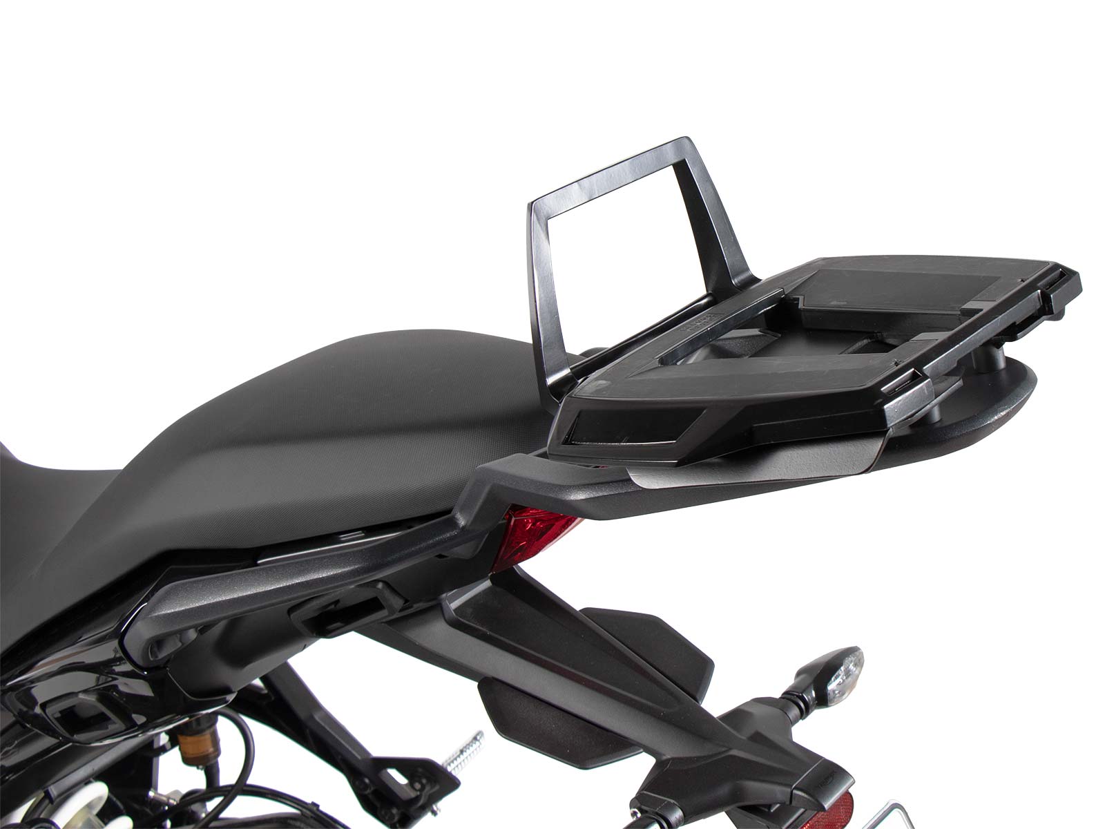 Alurack Topcaseträger schwarz für Kombination mit Originalgepäckbrücke für Triumph Tiger Sport 660 (2022-2025)