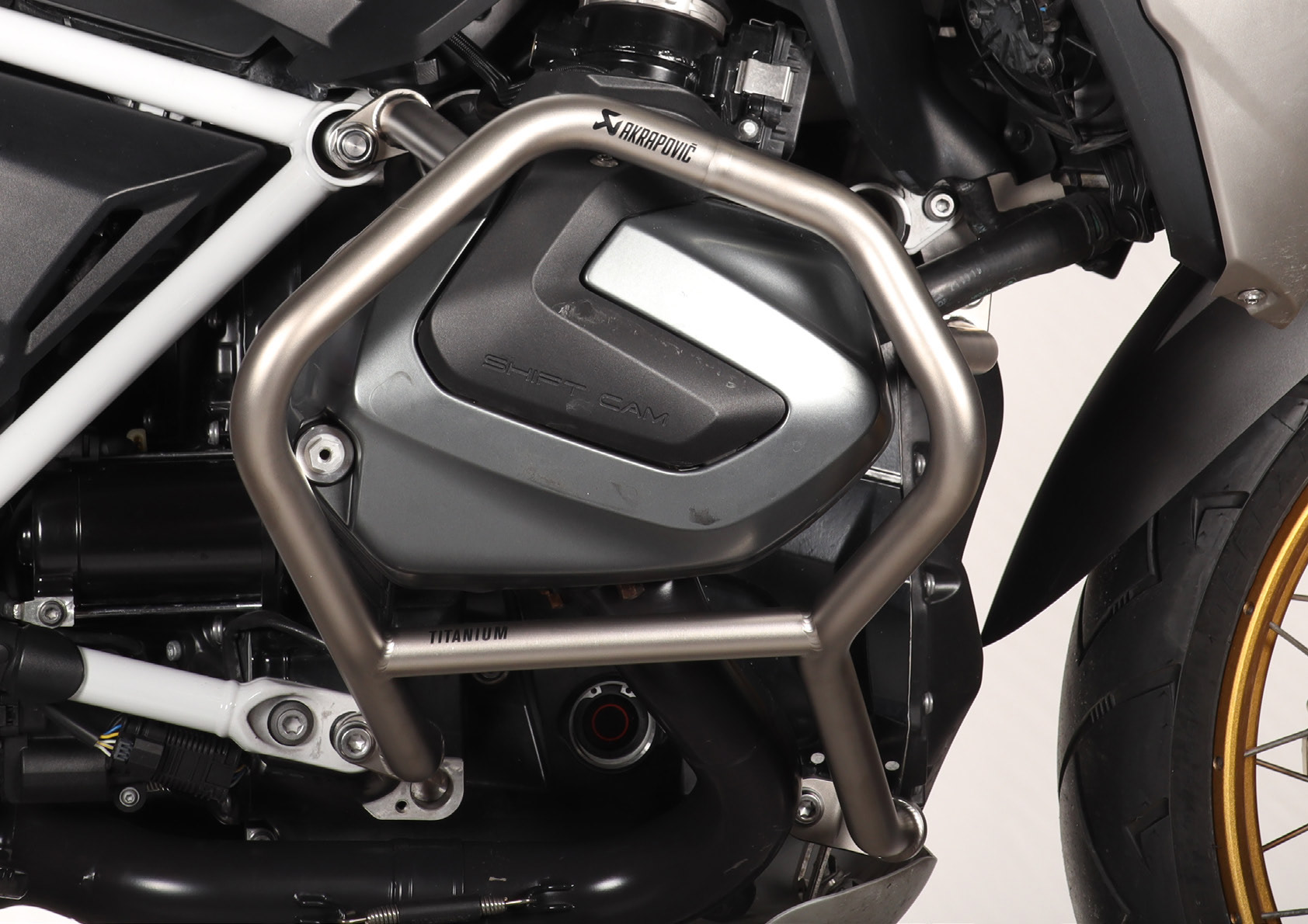 Akrapovic Lower Protection Bar Set (Titanium) for BMW R1250GS + Adventure