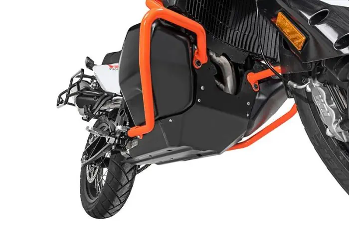 Protection moteur RALLYE Evo, Alu noir pour KTM 790 Adventure/ 790 Adventure R