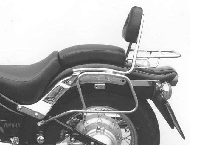 Rohr-Ledertaschenhalter chrom für Yamaha XVS 650 Drag Star (1996-2003)