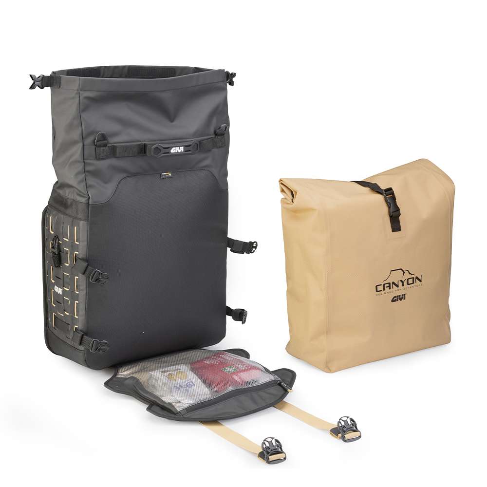 GRAVEL T - Waterproof Satteltaschen (Paar) für Träger PL, PLR, PL_CAM, Volumen je 35 Liter