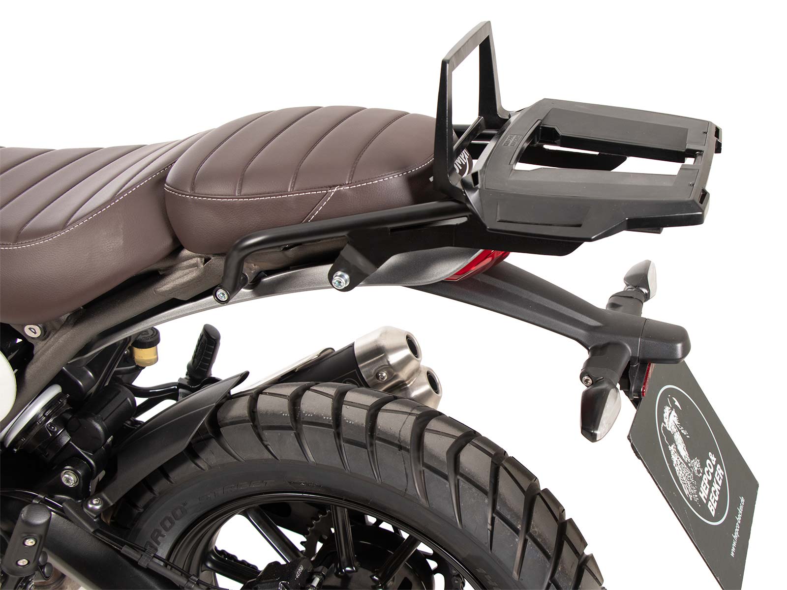 Alurack Topcaseträger schwarz für Triumph Scrambler 400 X (2024-)