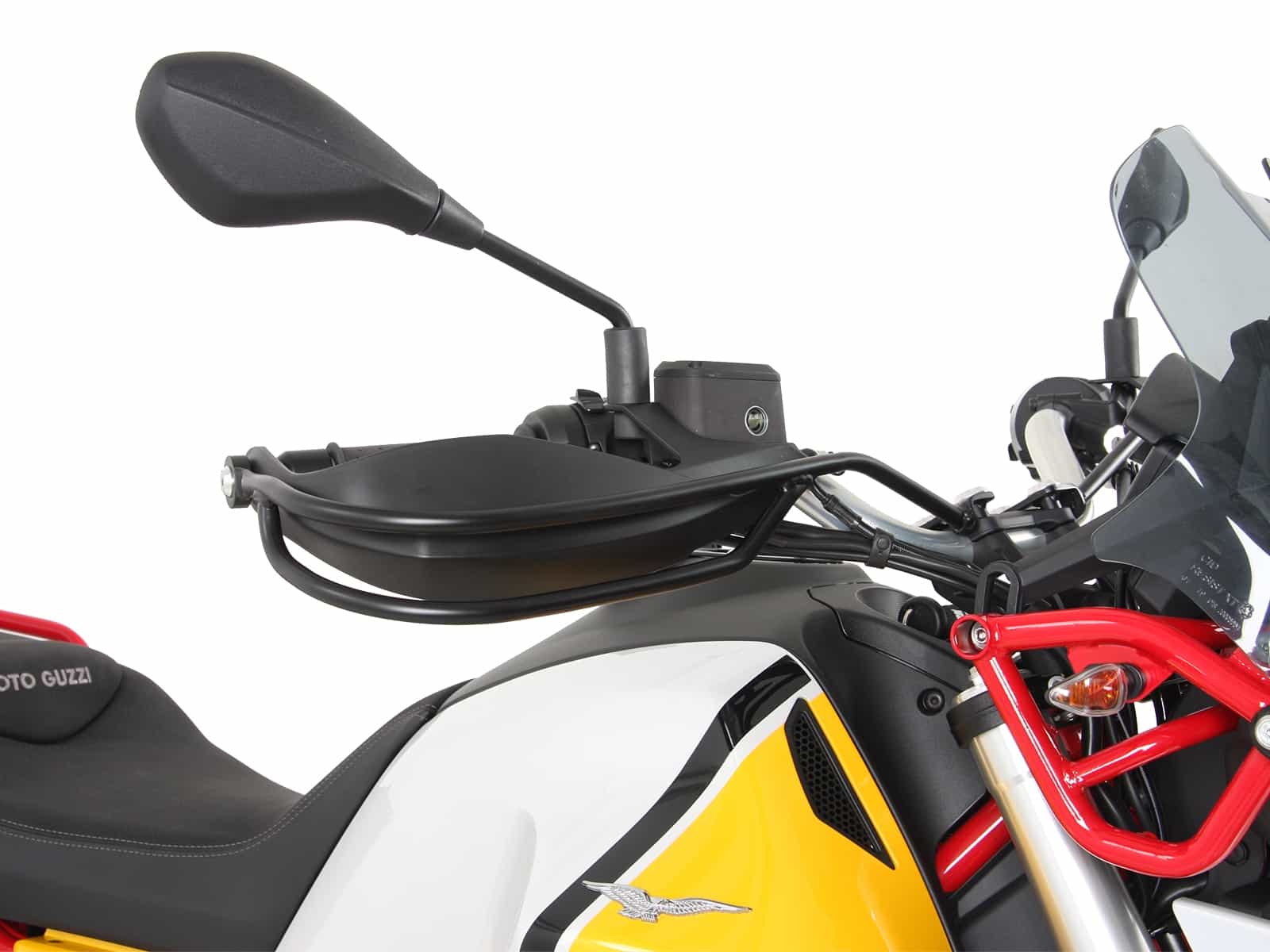 Griffschutz für Moto Guzzi V 85 TT (2019-2023) Set, schwarz (links + rechts)