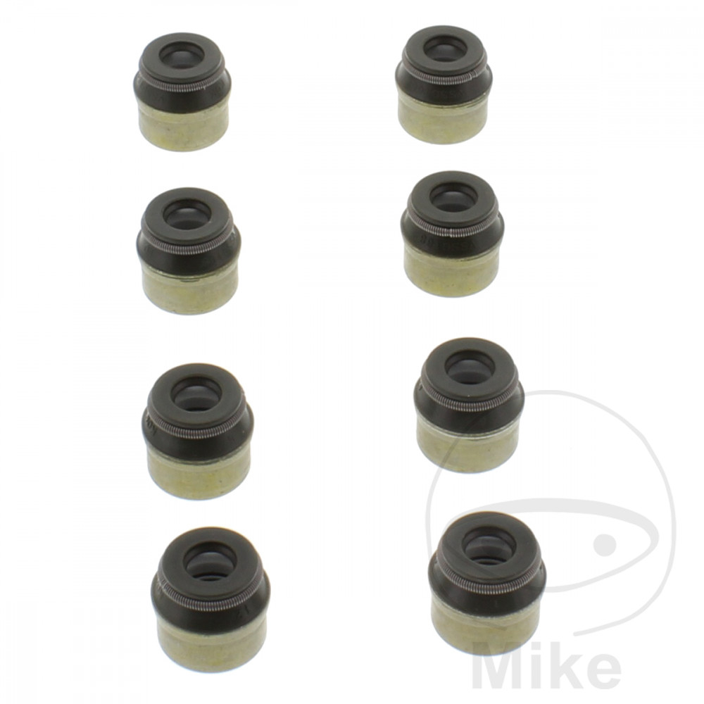1000_73427302HVmxghPP593Z Juego de juntas de vástago de válvula JMP para BMW F 800 S R ST GT GS + Adventure, contenido 8 piezas F700GS