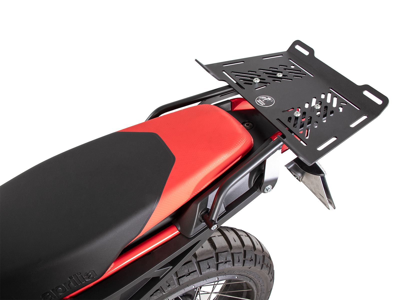 Gepäckbrückenverbreiterung schwarz für Aprilia Tuareg 660 (2025-)