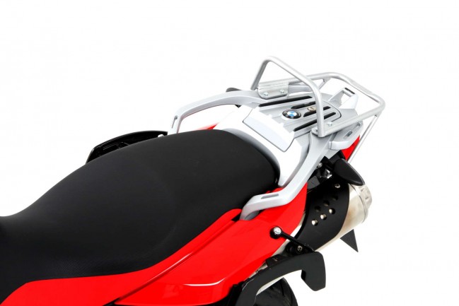 Gepaeckbruecke_650660_0109_5 Hepco&Becker support de bagages en tube argent pour BMW G650GS (2011-2016) Sertao (2012-2016)