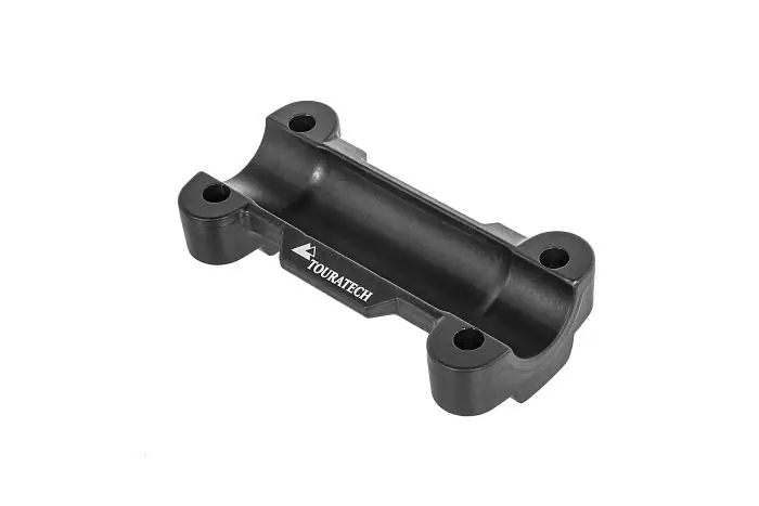 Alzatori Manubrio Touratech Connessi 20 mm Tipo 44 per Honda CRF1000L Africa Twin Nero