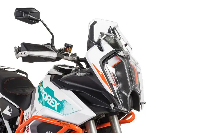 Protezione del faro in Makrolon con rilascio rapido KTM 1290 Super Adventure S/R dal 2021 *USO OFFROAD